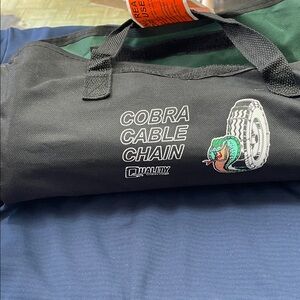 Cobra Cable Chain Black Bag